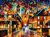 NIGHT IN THE OLD CITY by Leonid Afremov